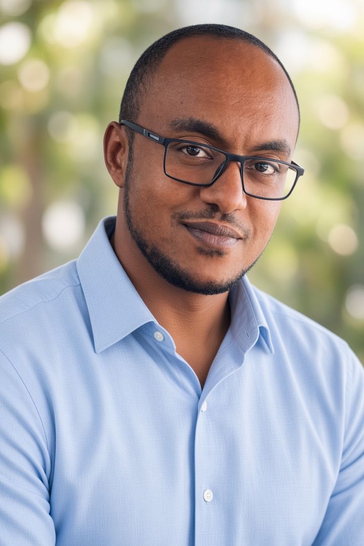 Portrait of Tewodros Asfaw